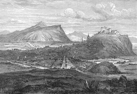 Engravings in 'Old and New Edinburgh' - Edinburgh from the north in ...
