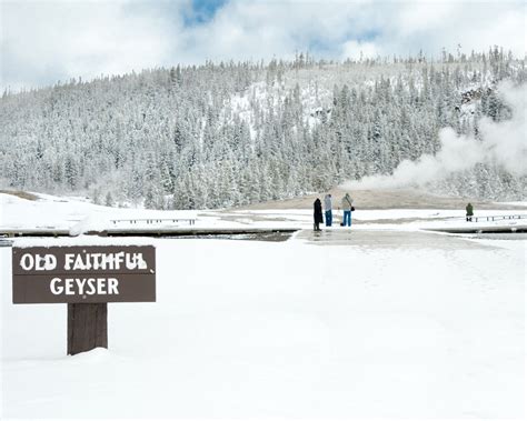 Old Faithful winter - Travel Off Path