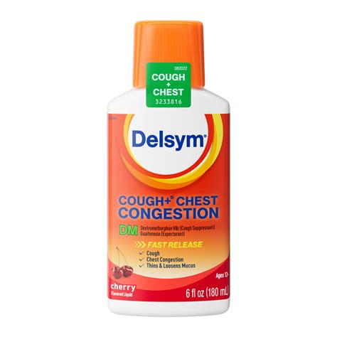 Cough+ Chest Congestion DM Liquid for Adults | Delsym® – Delsym US