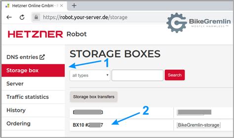 Hetzner Storage Box explained | BikeGremlin I/O