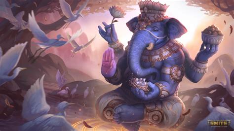 1366x768 Resolution God Ganesh in Smite 1366x768 Resolution Wallpaper ...