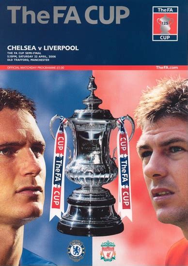 CHELSEA v LIVERPOOL FA CUP SEMI-FINAL 2006 – HR Football Programmes