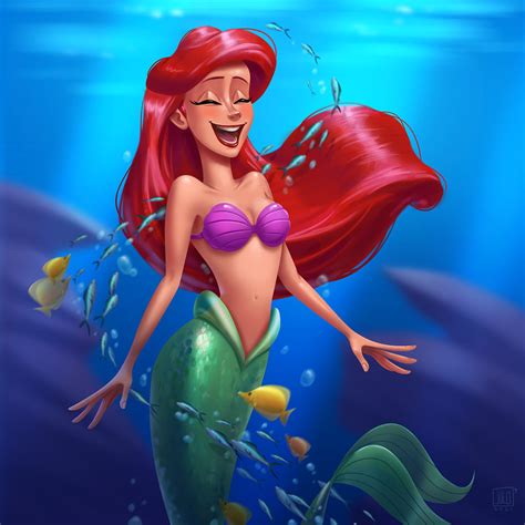 Ariel, the little mermaid ! on Behance