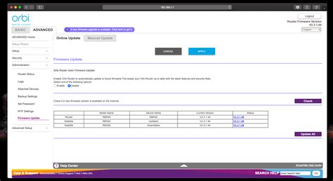 New Orbi RBR50/RBS50 Firmware Version 2.3.1.48 - NETGEAR Communities