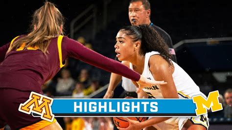 Minnesota at Michigan | Highlights | Big Ten Women's Basketball | Jan ...