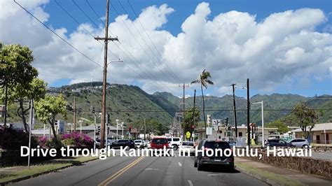 Honolulu Drive: Kilauea Park to City Mill in Kaimuki - YouTube