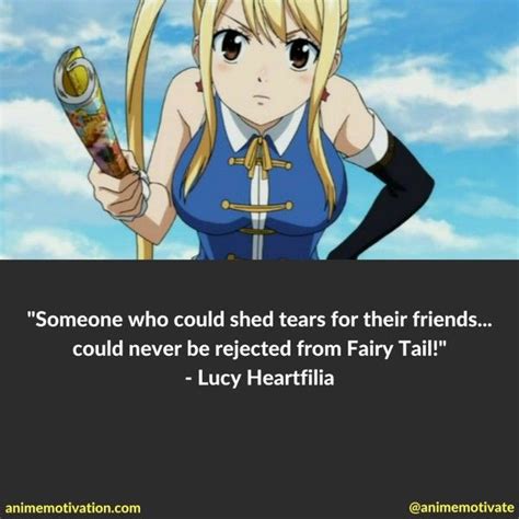 14 Emotional Lucy Heartfilia Quotes For Fairy Tail Fans | Fairy tail ...