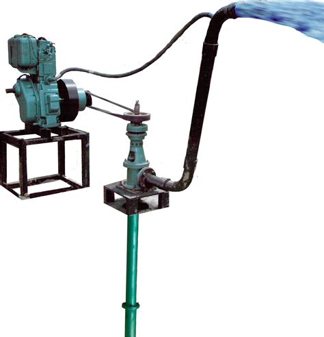 Borehole Lineshaft Water Pump Driven By Diesel Engine, बोरहोल पंप्स - Panchal Pumps & Systems ...