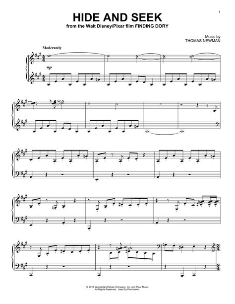 Hide And Seek | Sheet Music Direct