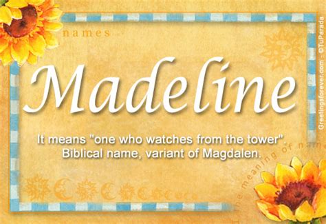 Madeline Name Meaning - Madeline name Origin, Name Madeline, Meaning of the name Madeline, Baby ...