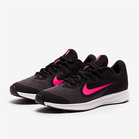 Nike Girls Downshifter 9 - Black/Hyper Pink-White - Girls Shoes | Pro:Direct Running