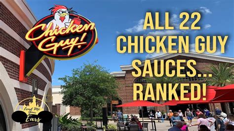 All 22 Chicken Guy Sauces... RANKED! - YouTube