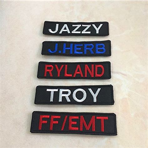 Custom Military Name Tapes,2 pcs Personalized Embroidery Patch Badges ...