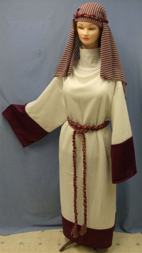 Biblical Costume Robe Martha Christmas Shepherd Nativity Woman's Large (7177) | Biblical ...