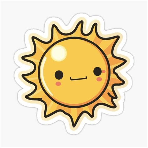 "Sunny" Sticker for Sale by Meloncholai | Redbubble