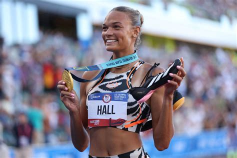 WATCH: Anna Hall shares a glimpse of her victorious performance in the heptathlon at the 2024 ...