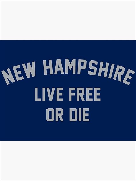 "The New Hampshire Motto (State Motto of New Hampshire)" Poster for ...