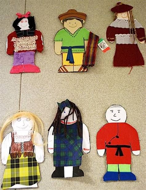 Make Multicultural Paper Dolls | Paper dolls, Multicultural activities, Cultural crafts