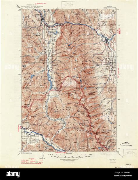 Map of libby montana hi-res stock photography and images - Alamy