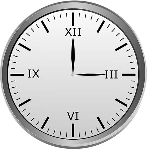 Clock Roman Numerals 3 · Free image on Pixabay