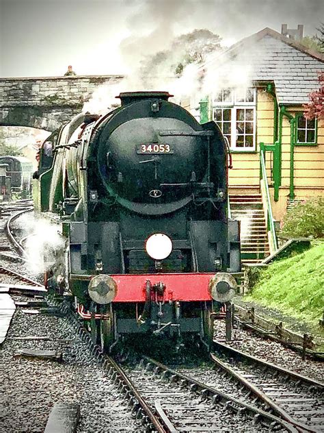 34053 Steam Locomotive Sir Keith Park Photograph by Gordon James - Pixels