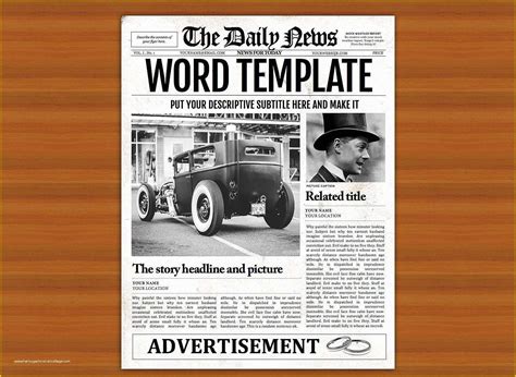 Old Newspaper Template Free Download Of 28 Microsoft Powerpoint ...