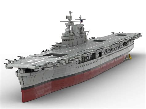 USS Enterprise CV-6 1:200 WIP | Displacement: 19,800 t (as b… | Flickr