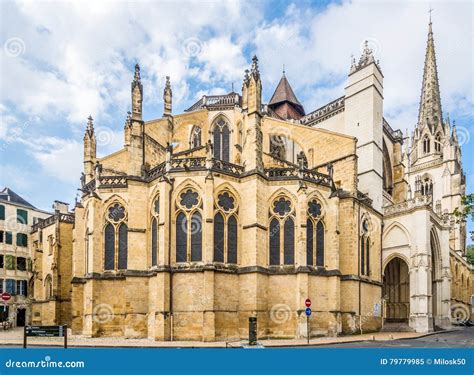 Cathedral of Saint Marie in Bayonne - France Stock Image - Image of ...