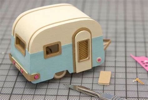 Retro Paper Camper@Stephanie Mino | Anything But a Card | Pinterest | Campers, Paper and Retro