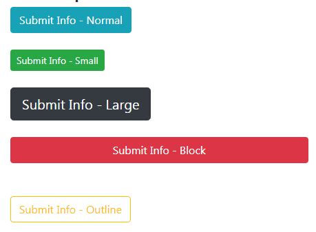 Bootstrap 4 Buttons