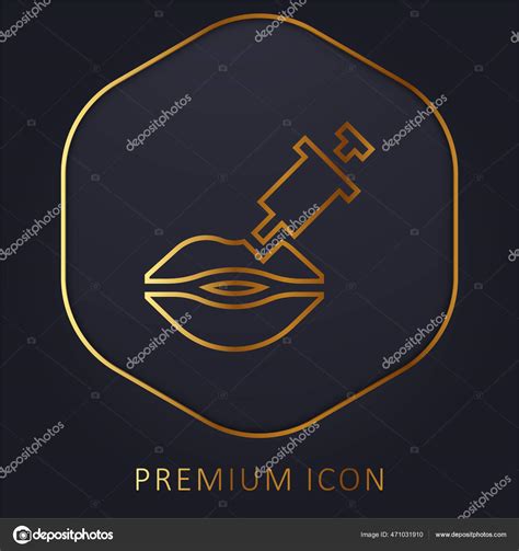 Botox Golden Line Premium Logo Icon Stock Vector Image by ©Infolight #471031910