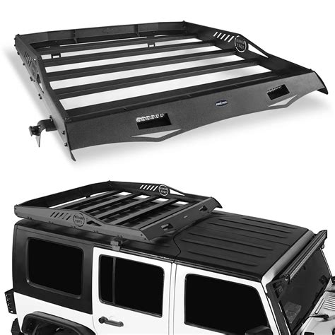 Rough Country Roof Rack System With Black-Series LED Lights (18-23 Jeep Wrangler JL) | lupon.gov.ph