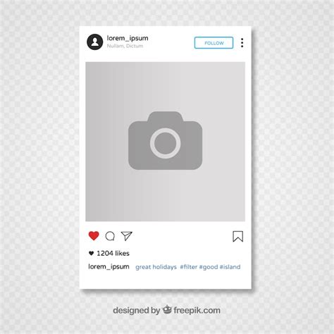 Free Vector | Instagram template design