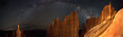 Panorama over Bryce Canyon | Milky way galaxy, Milky way, Night sky ...