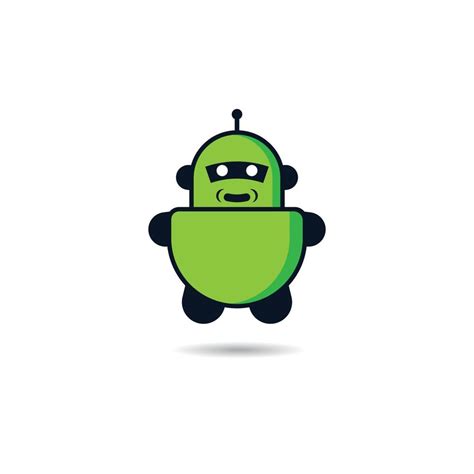 Robot green logo vector icon illustration 14664172 Vector Art at Vecteezy