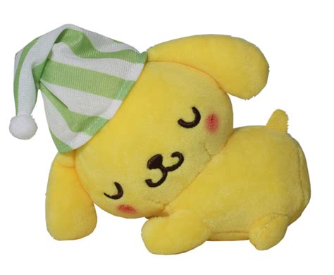 SANRIO - SLEEPING POMPOMPURIN PLUSH (4")