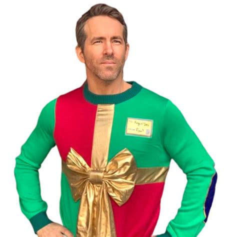 Ryan Reynolds Christmas Sweater | Green Christmas Sweater