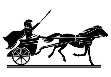 790+ Chariot With Horse Stock Illustrations, Royalty-Free Vector ...