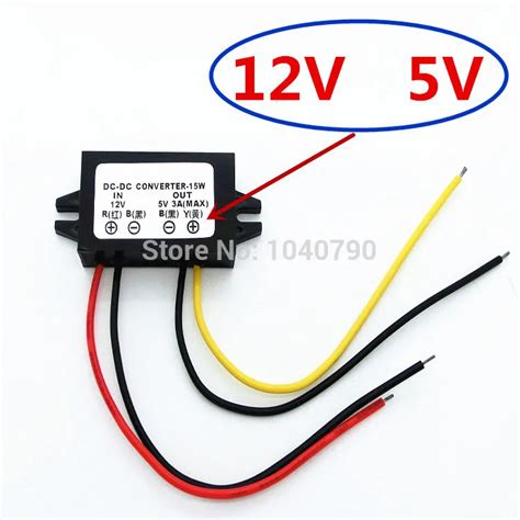 Voltage Regulator 12V to 5V Car power supply converter Dc voltage stabilizer DC DC voltage -in ...