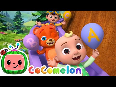 ABC Song with Balloons and Animals | CoComelon Nursery Rhymes & Animal ...