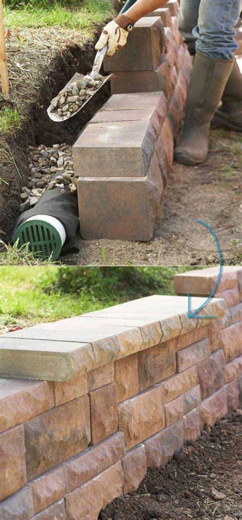 20 Inspiring Tips for Building a DIY Retaining Wall