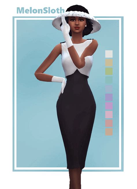 September hats in 2023 | 60s high fashion, Formal lace dress, Sims 4 ...