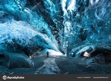 Scenic View Ice Cave Vatnajokull National Park Skaftafell Iceland Stock Photo by ©MichalBalada ...