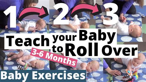 Teach your baby to Roll Over ★ Rolling over is an important milestone ...