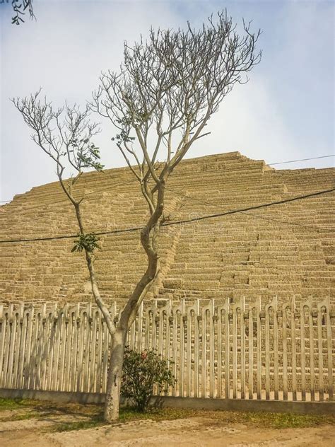 Huaca Pucllana Pyramid stock photo. Image of archaeological - 1666458