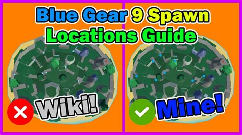 Blue Gear 9 Spawn Locations Updated Guide 2023 - Blox Fruits - YouTube