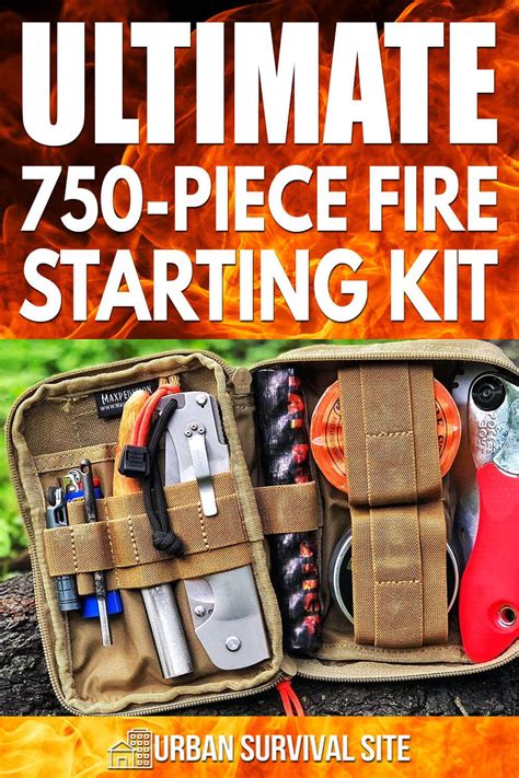 Ultimate 750-Piece Fire Starting Kit | Urban Survival Site in 2020 | Survival skills apocalypse ...