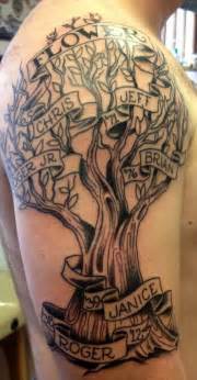 Family Tree Sleeve Tattoo