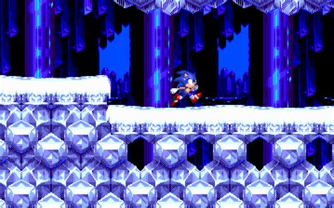 Sonic in Knuckles sections of Ice Cap Zone [Sonic 3 A.I.R.] [Mods]