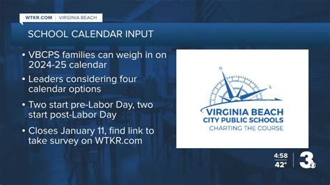 Survey opens for Virginia Beach families to weigh in on new school calendar